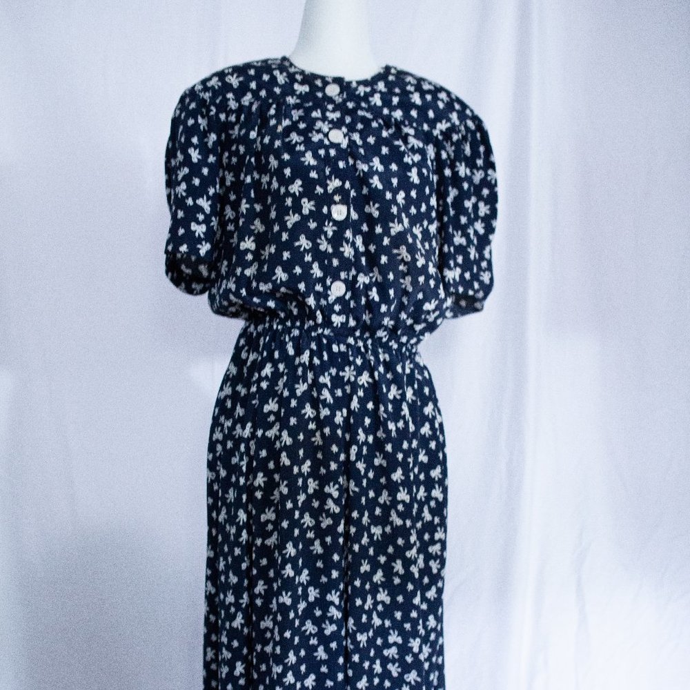 Vintage 1980s Leslie Fay Petite Dress